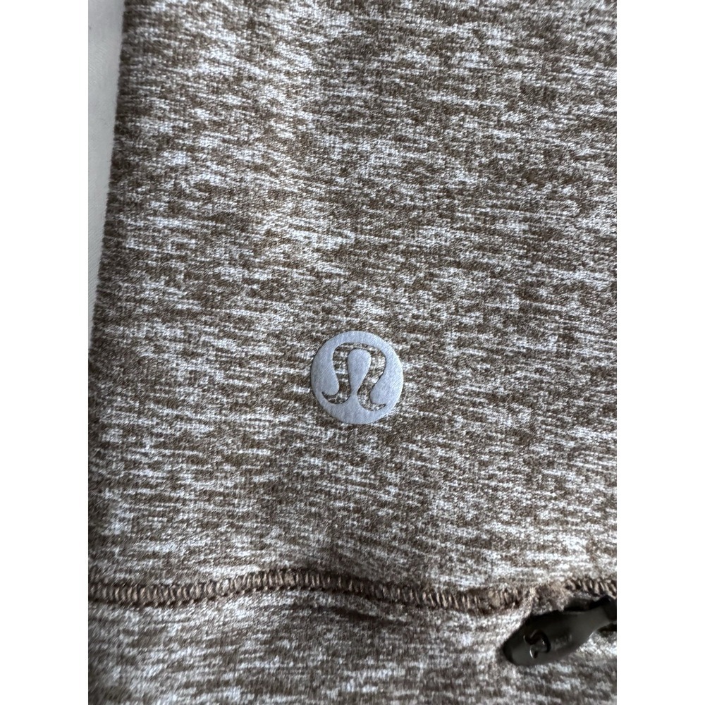 Lululemon Rush Hour Womens 8 Half Zip Pullover Heathered Military Green EUC - Picture 10 of 15
